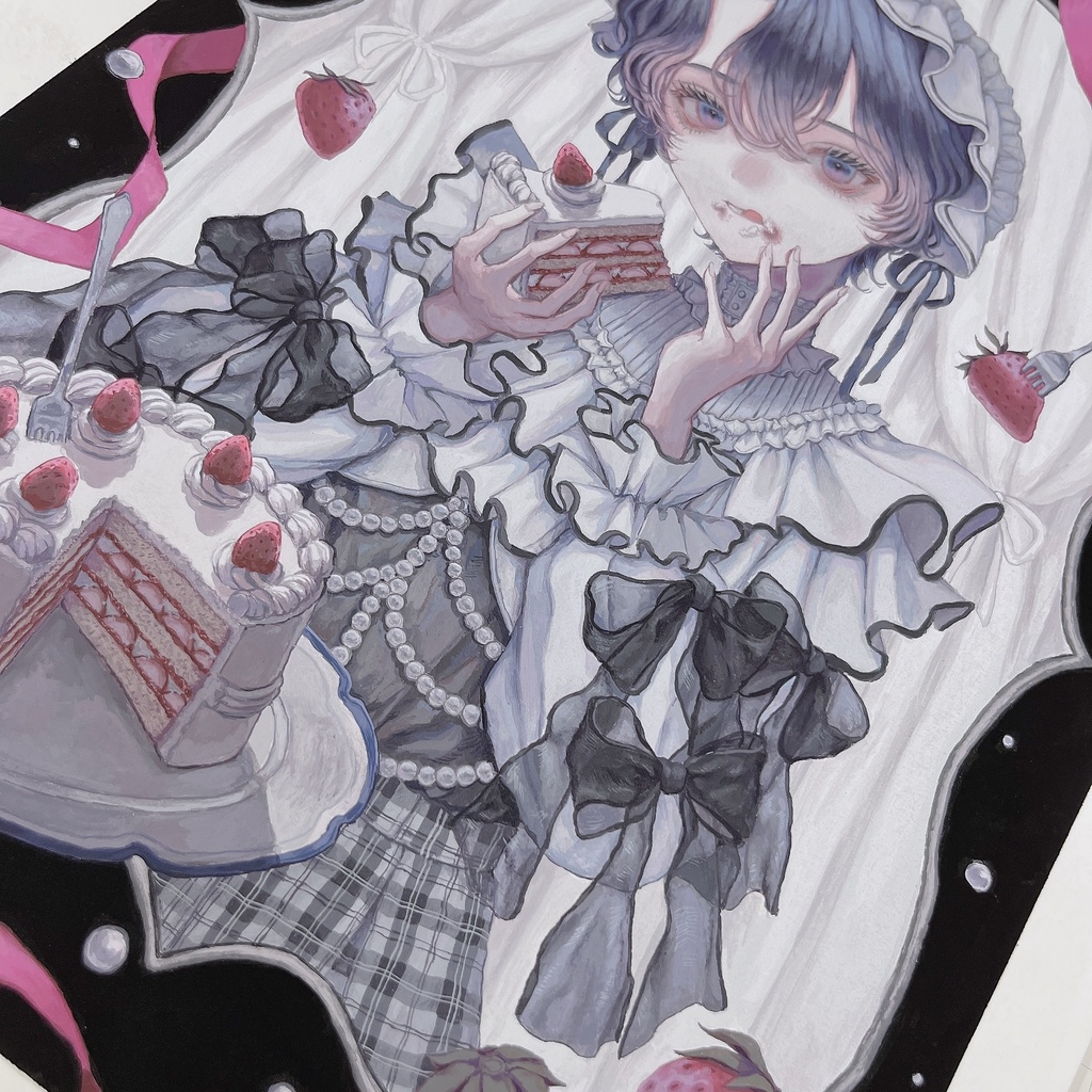 原画「甘いのがお好き」