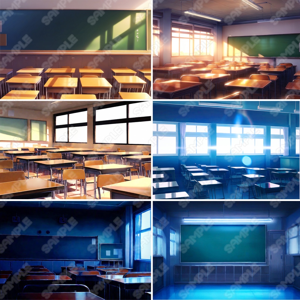 【BG001】学校背景イラスト素材