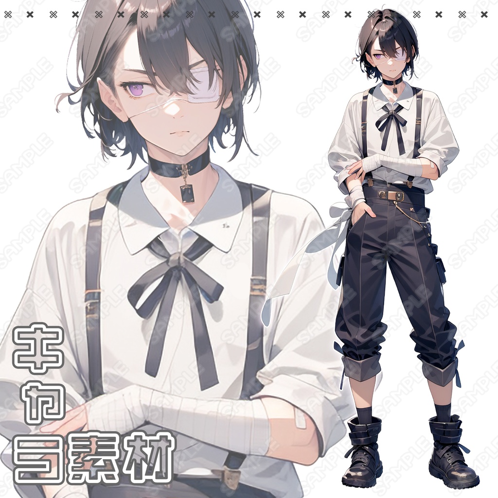 【053】キャラ素材_中二病っぽい少年