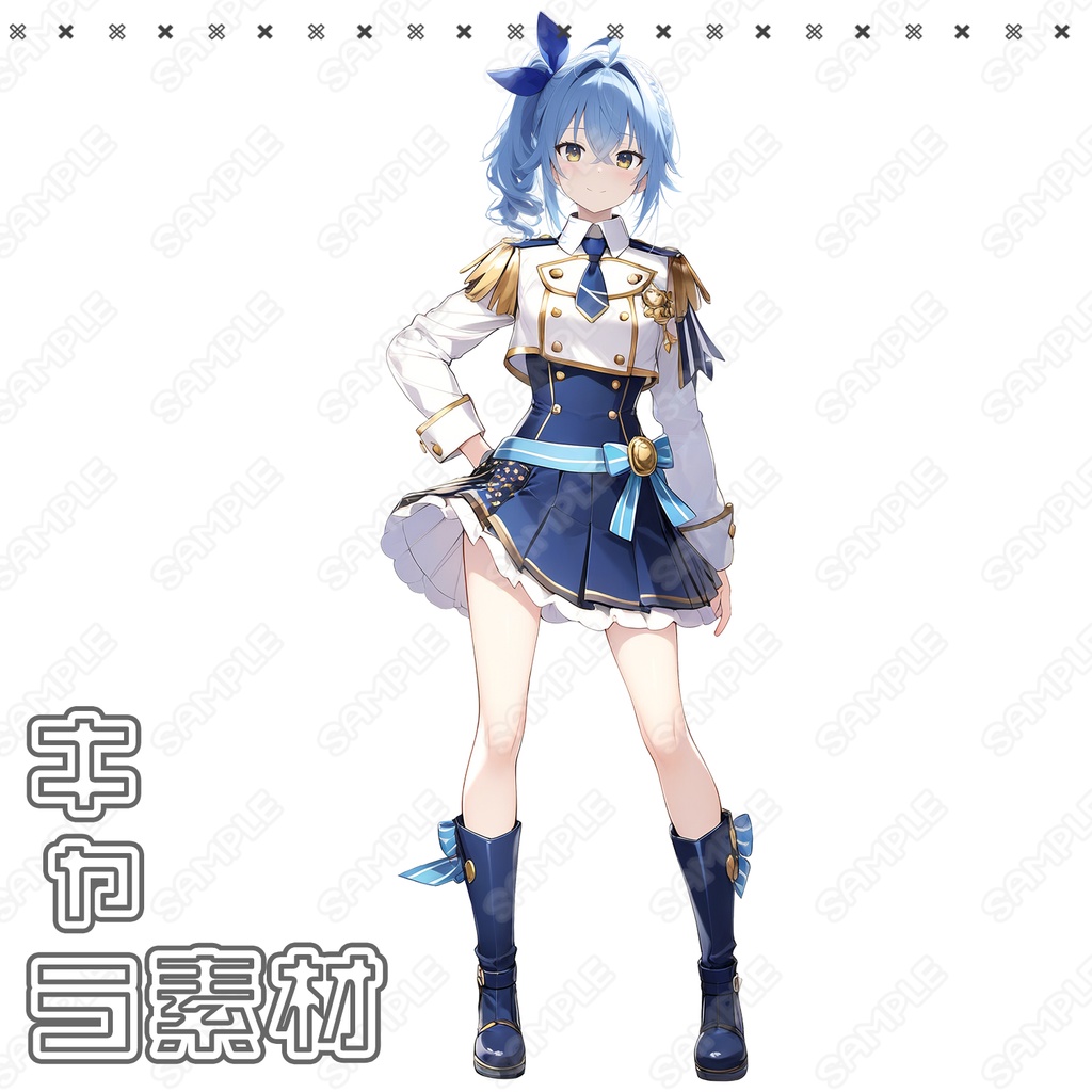 【062】キャラ素材_アイドル女性【5体セット有】