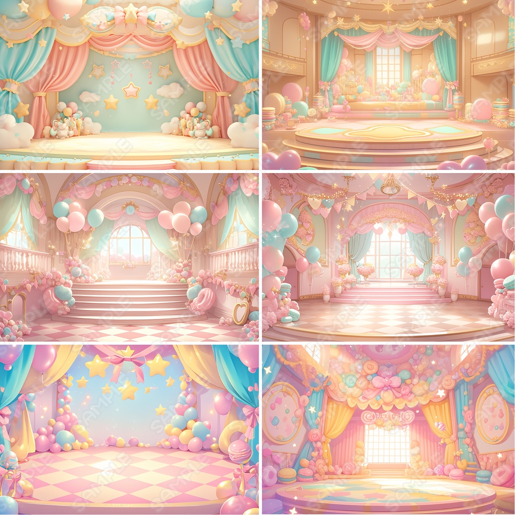 【BG034】アイドルステージ背景素材2_30枚セット