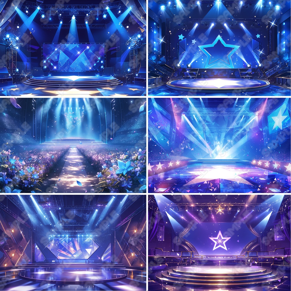 【BG035】アイドルステージ背景素材3_30枚セット