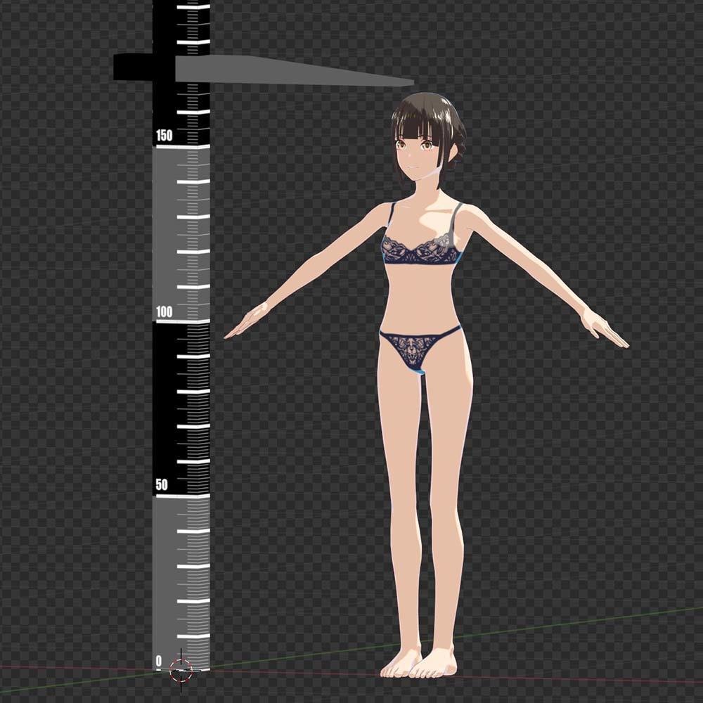 blender 水着 コレクション 作り方