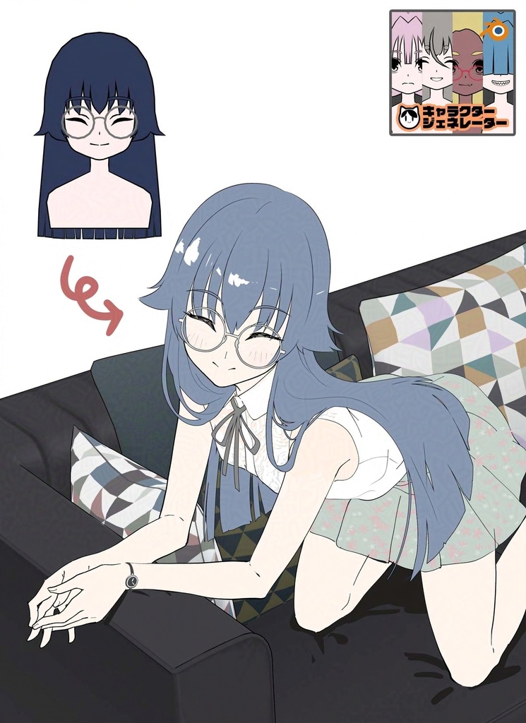 キャラクタージェネレーター for Blender