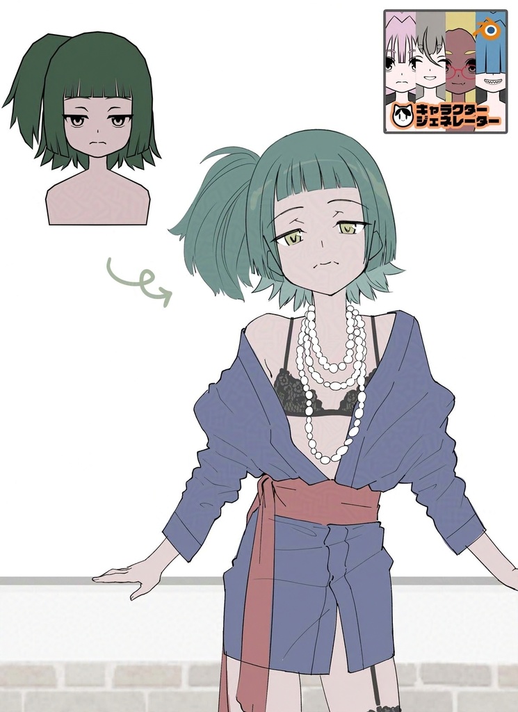 キャラクタージェネレーター for Blender