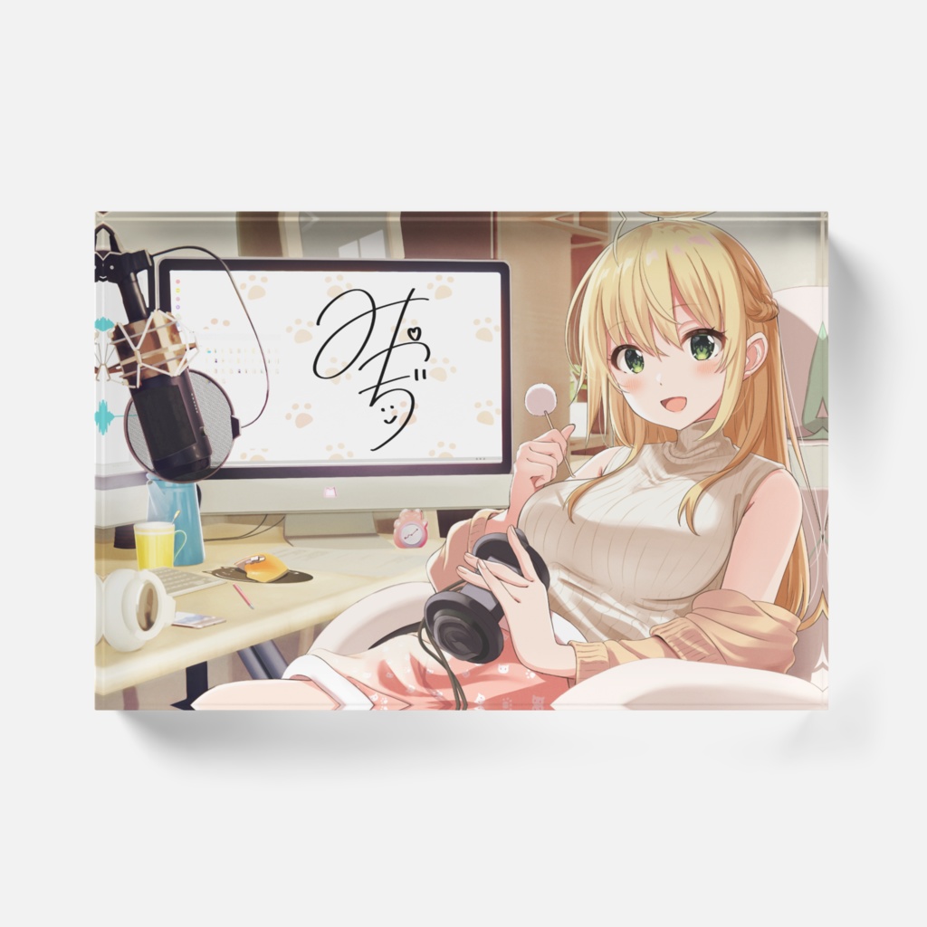 みやぢの耳かきタイム♪アクリルブロック