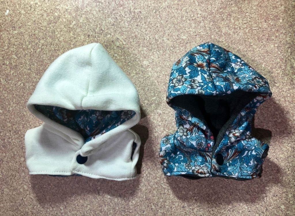 リバーシブルパーカー 16㎝ぬい