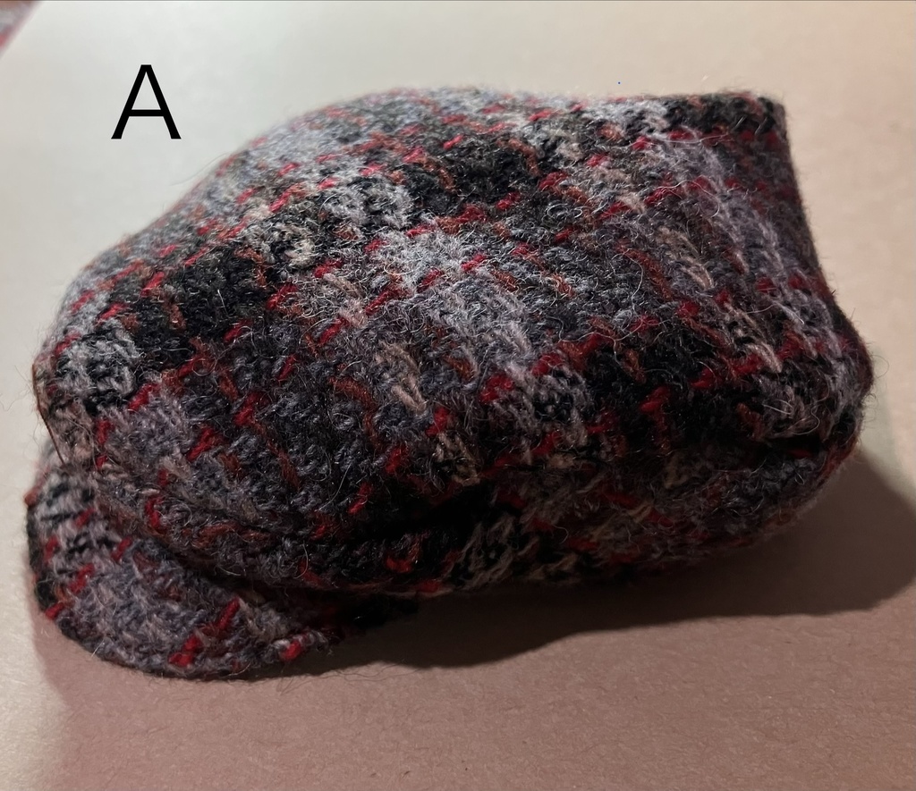 ハンチング帽 リボンなし