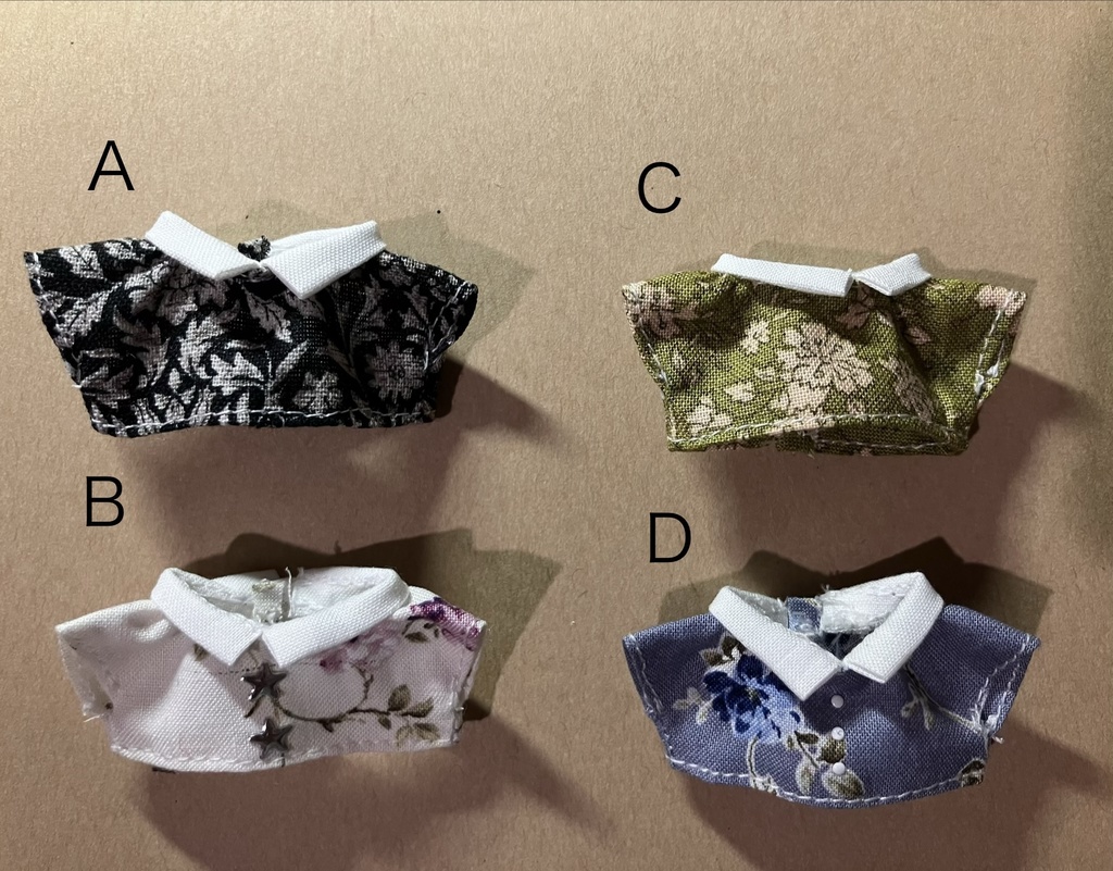 まめこっと用　襟付きシャツ