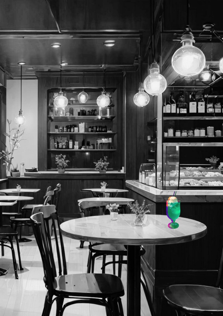 喫茶店員の気持ちが良い笑顔