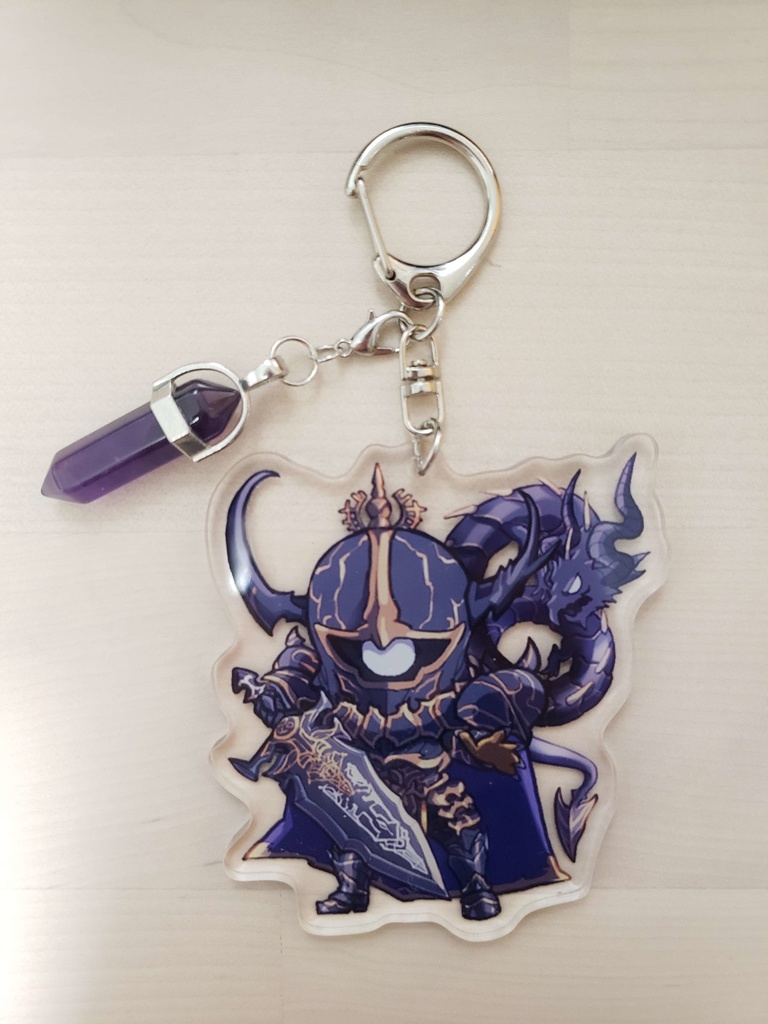 FF14ゴルベーザ四天王アクキー(天然石付き)