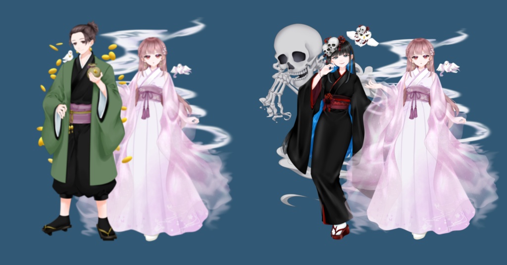 【本棚受け取り】夏灯プロジェクト ペアアクスタ