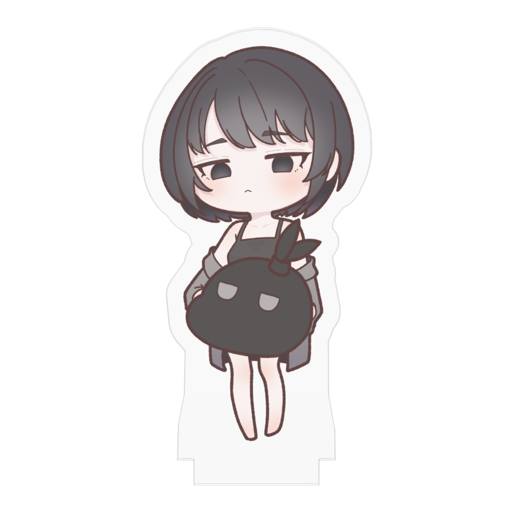 不燃御御&台車 ミニアクリルスタンド/SD