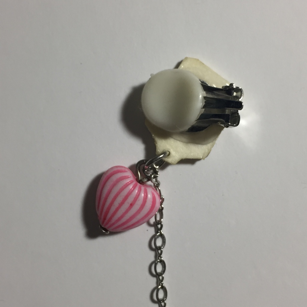 点滴イヤーカフ ハート