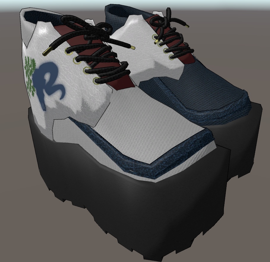 【VRChat向け】厚底スニーカー