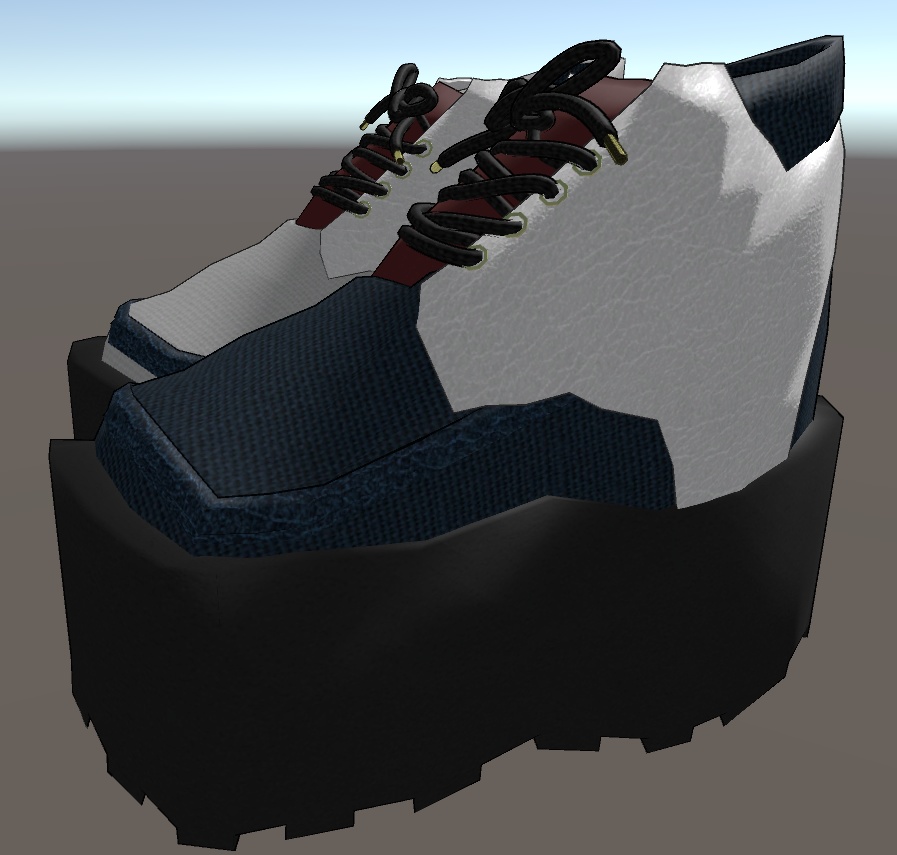 【VRChat向け】厚底スニーカー