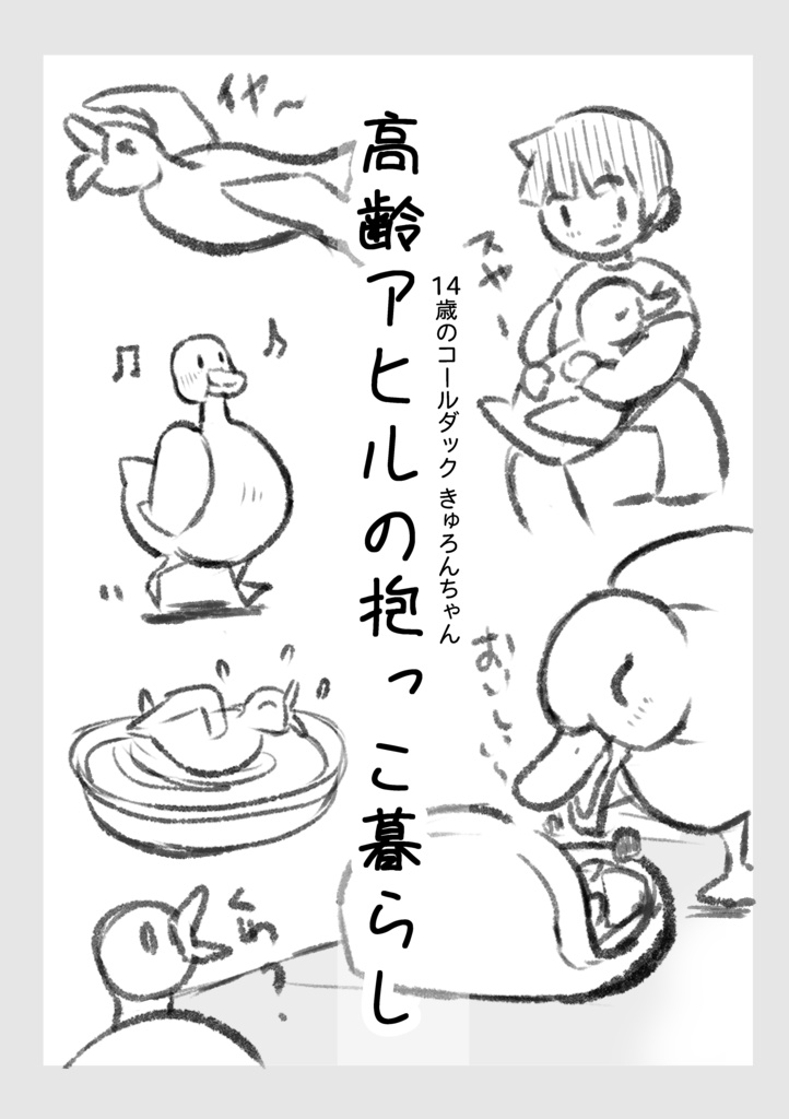 14歳のコールダックきゅろんちゃん~高齢アヒルの抱っこ暮らし