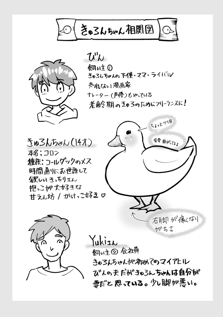 14歳のコールダックきゅろんちゃん~高齢アヒルの抱っこ暮らし