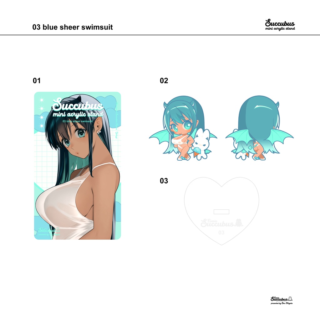 【受注生産】サキュバスミニアクリルスタンド