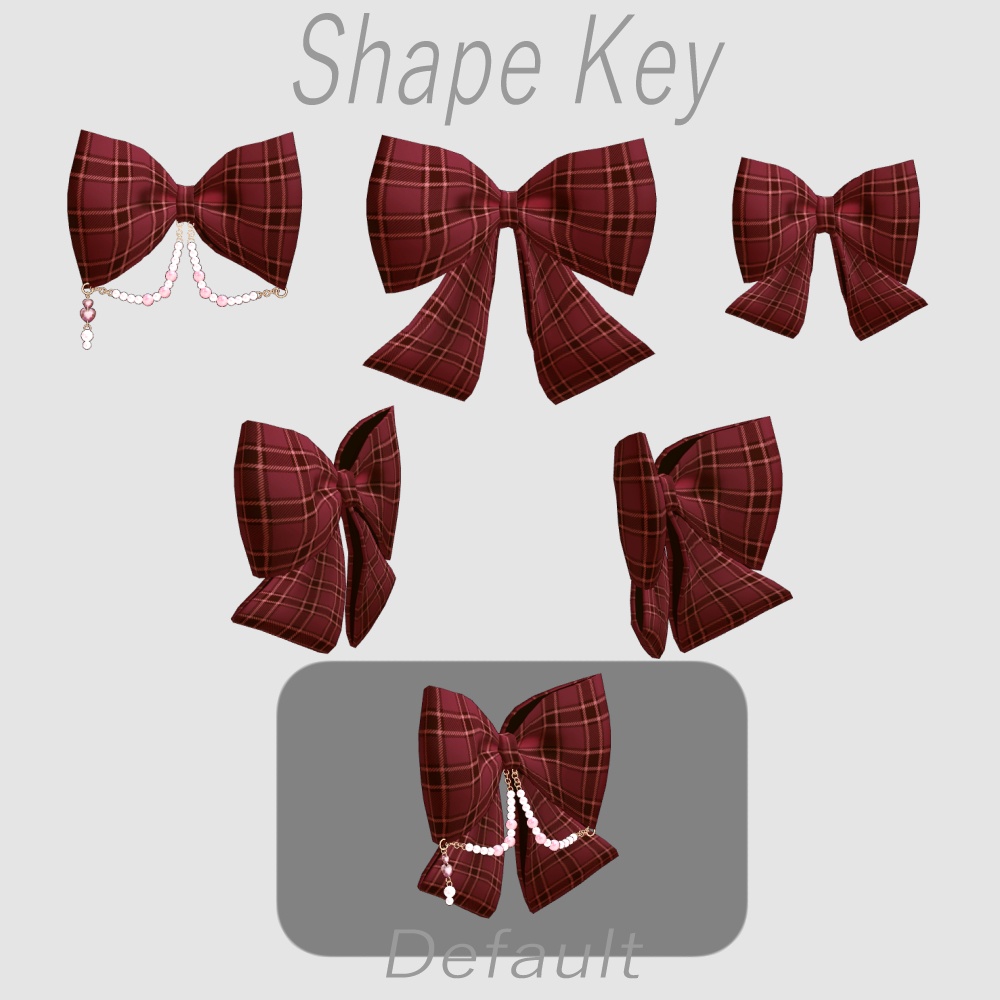 チャーム付きリボンVer.1.01