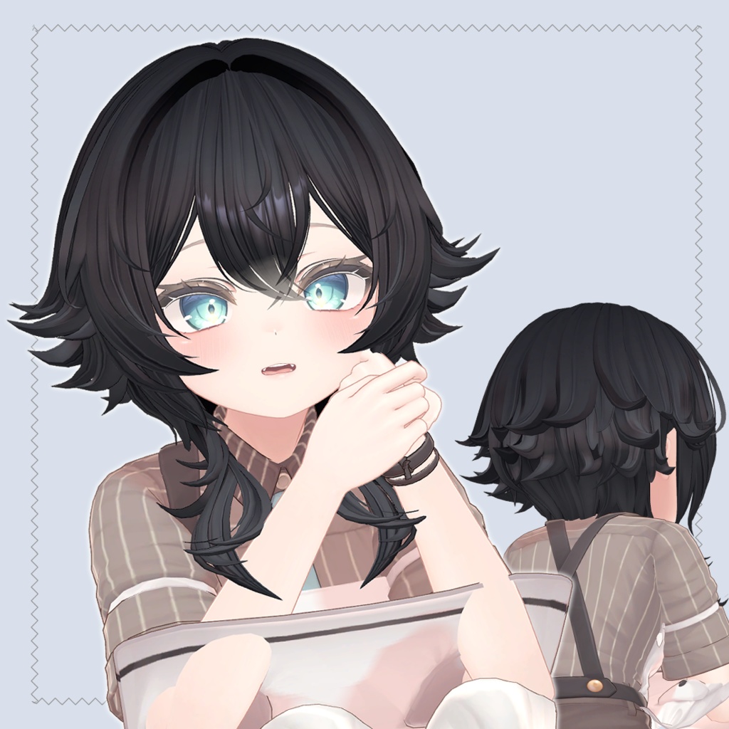 ウルフっぽいヘア