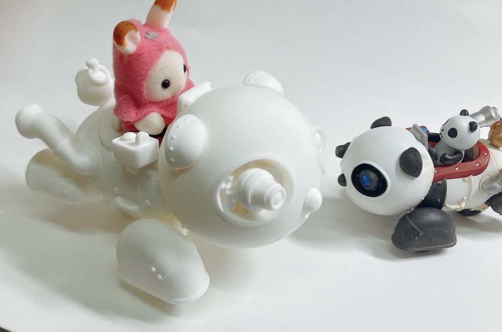 【3Dモデル】スチームパンダ【3Dプリント用データ】