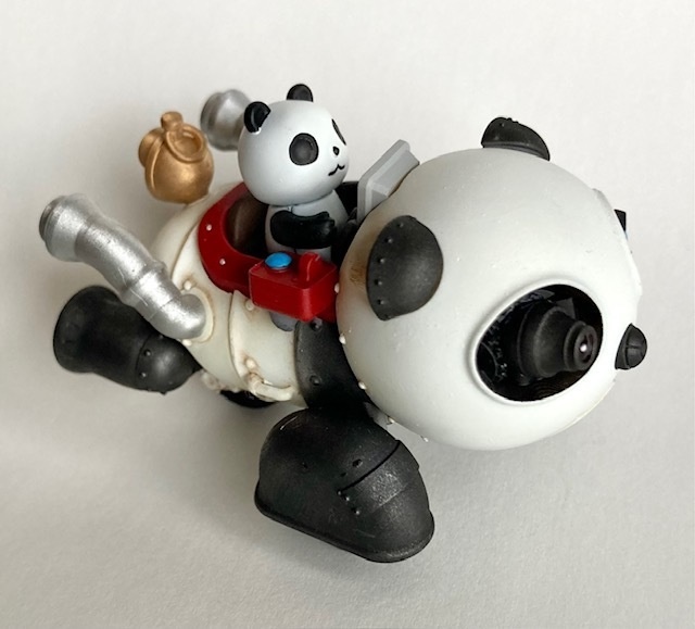 【3Dモデル】スチームパンダ【3Dプリント用データ】