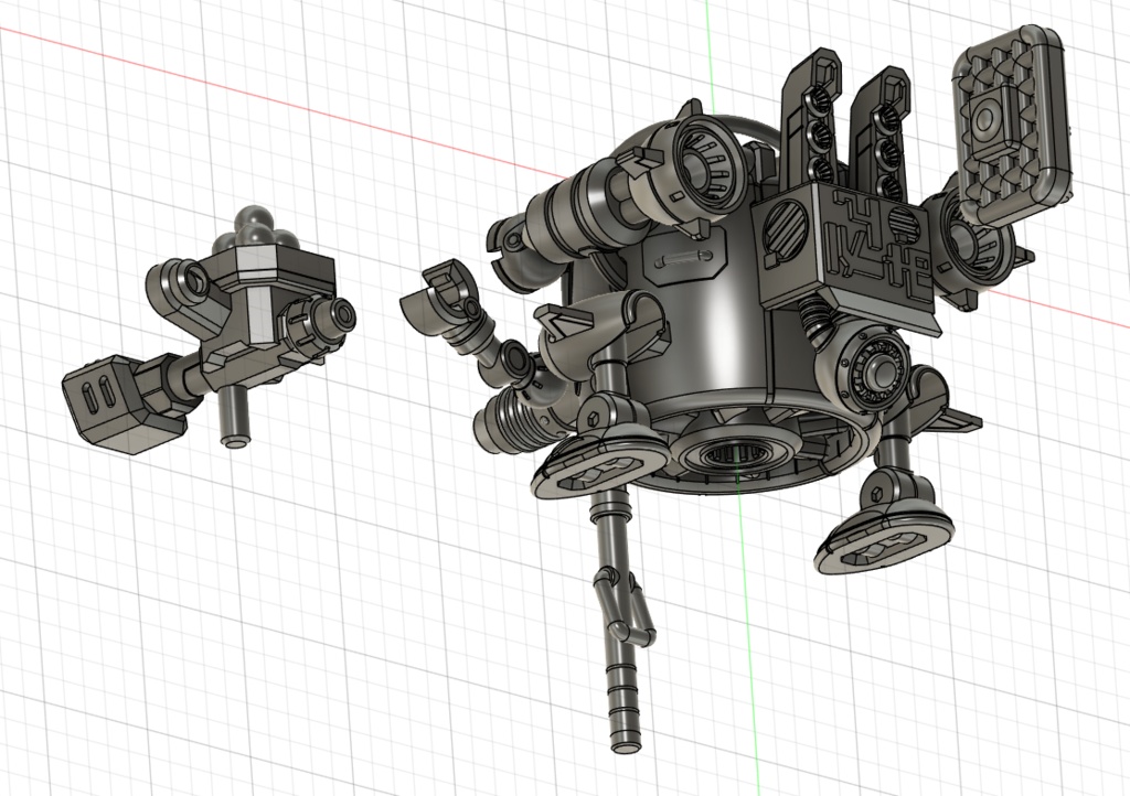 【3Dモデル】USU(A)ロボ【3Dプリント用データ】