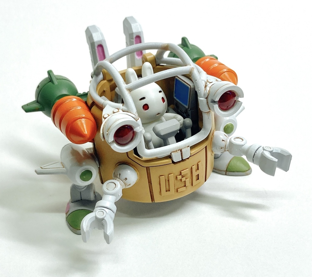 【3Dモデル】USU(A)ロボ【3Dプリント用データ】