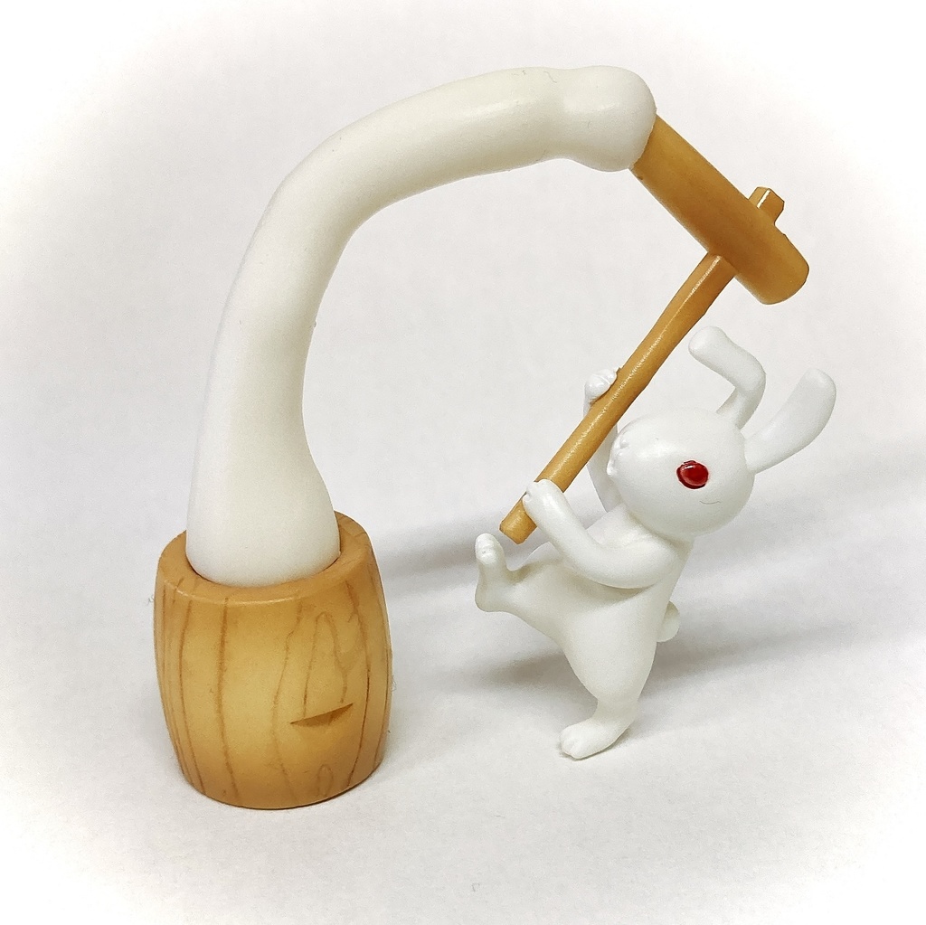 【3Dデータ】餅つきウサギ【STLデータ】