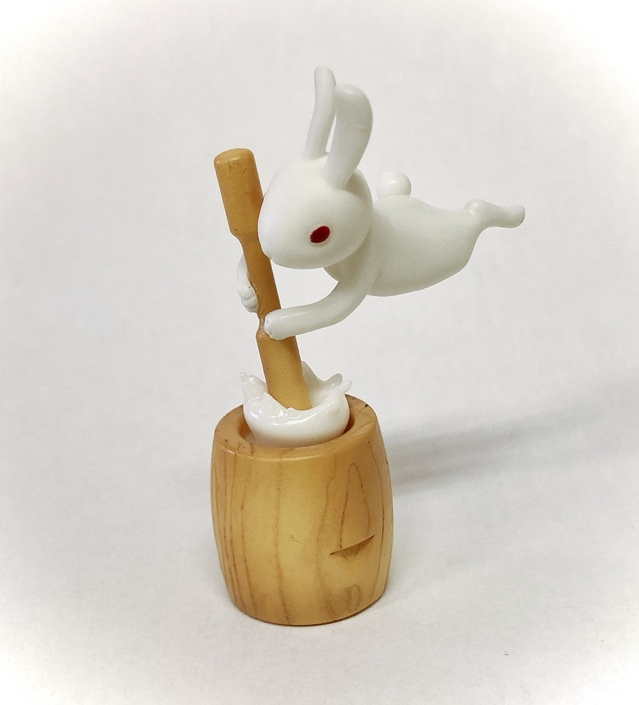 【3Dデータ】餅つきウサギ【STLデータ】