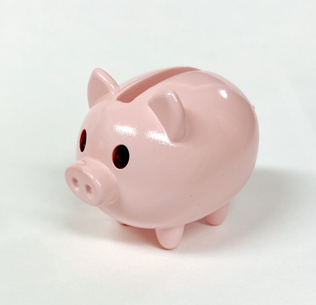 【3Dデータ】100円貯まる貯金箱(ブタ)【3Dプリント用データ】