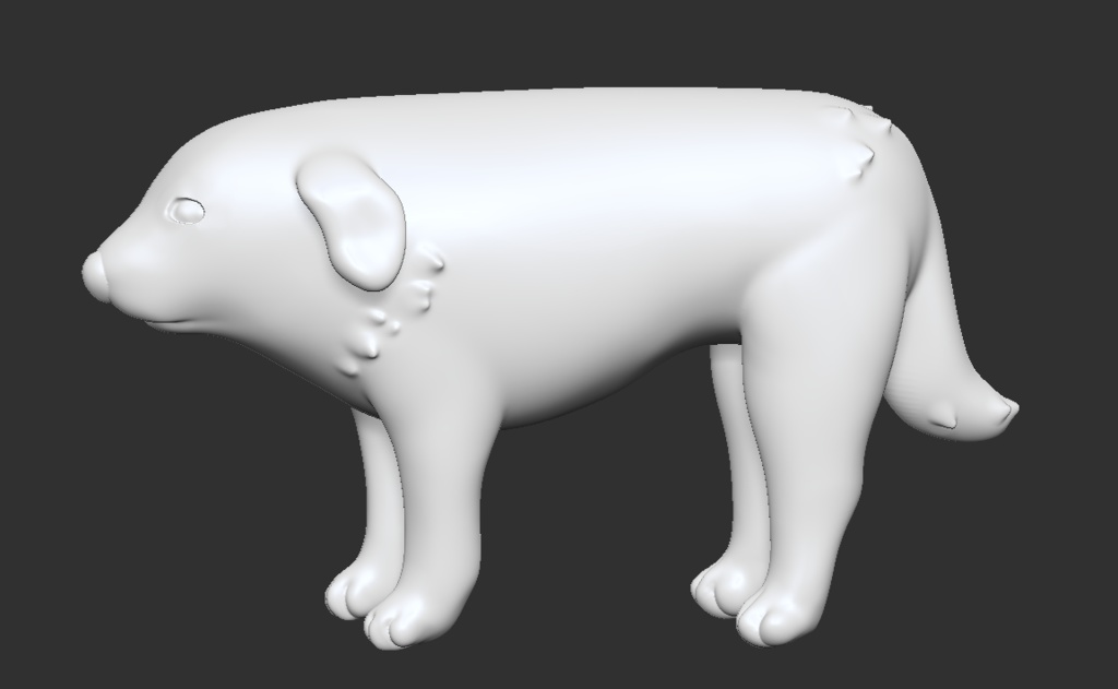 モンゴルの犬【3Dデータ】
