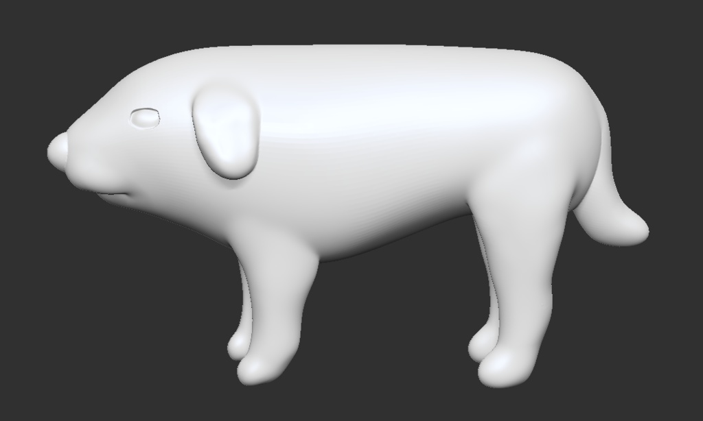 モンゴルの犬と 日本の犬【3Dデータ】