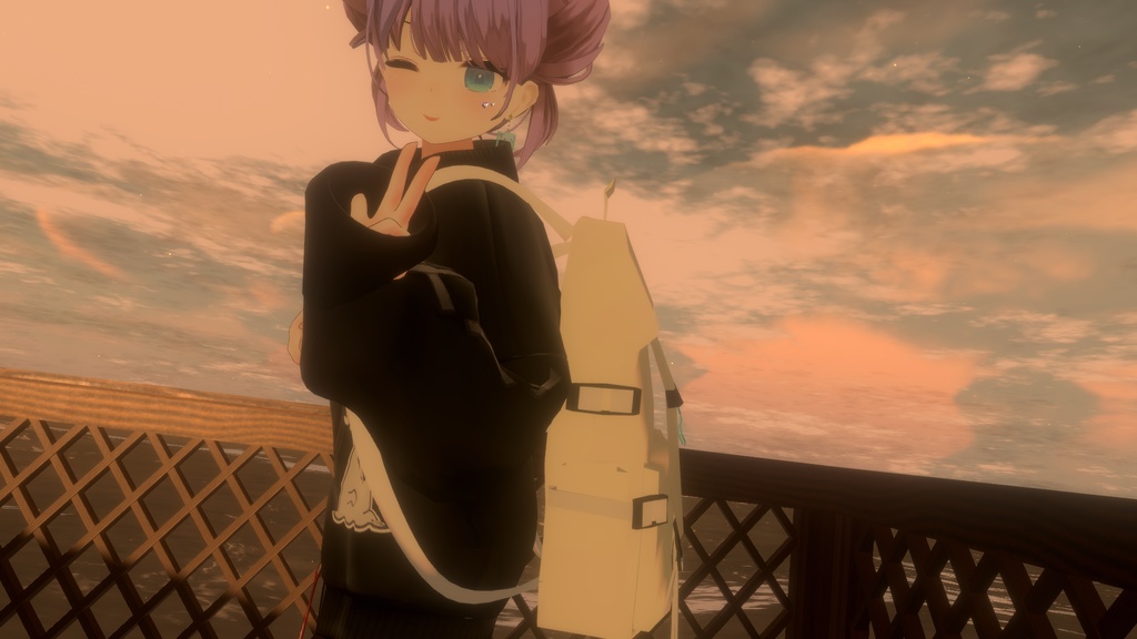 肩掛けのリュック