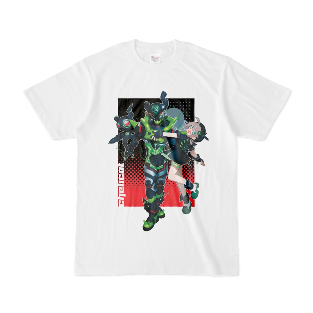 チェリ藻3ショットTシャツ 白