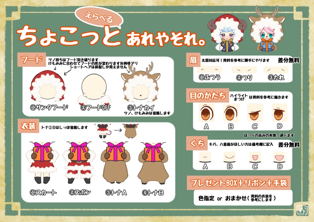 ちょこっと量産企画〜2025 Xmas〜