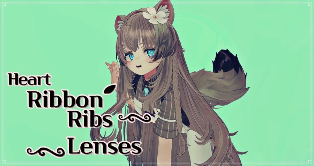 [FREE] [MANUKA] Heart Ribbon Ribs Lenses eye texture