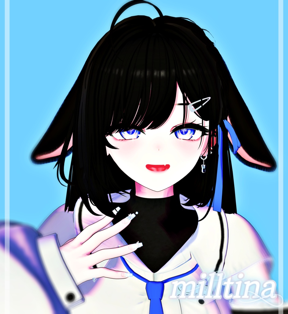 【4 avatar】 【7 Color】 X-sign cross eye texture