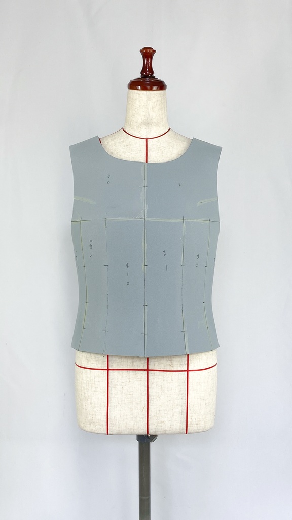 胴体の型紙_デフォルトver.(女性M~L、男性SS~Sサイズ)