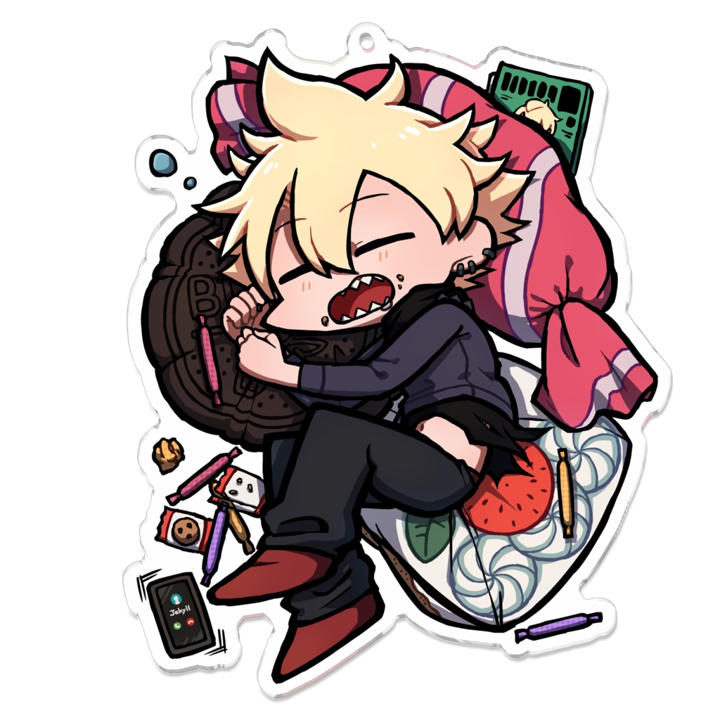 起こされ待ちアクキー