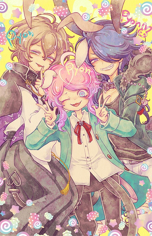 🎤服が脱げるポストカードセット～ぴょんぴょんぴょんぽっせばにー～
