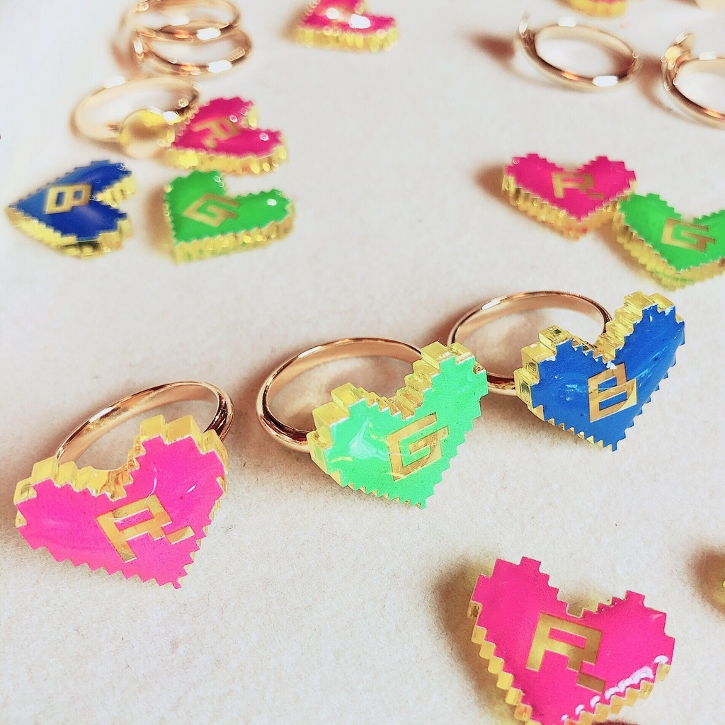 🎤RGB💗💚💙リング