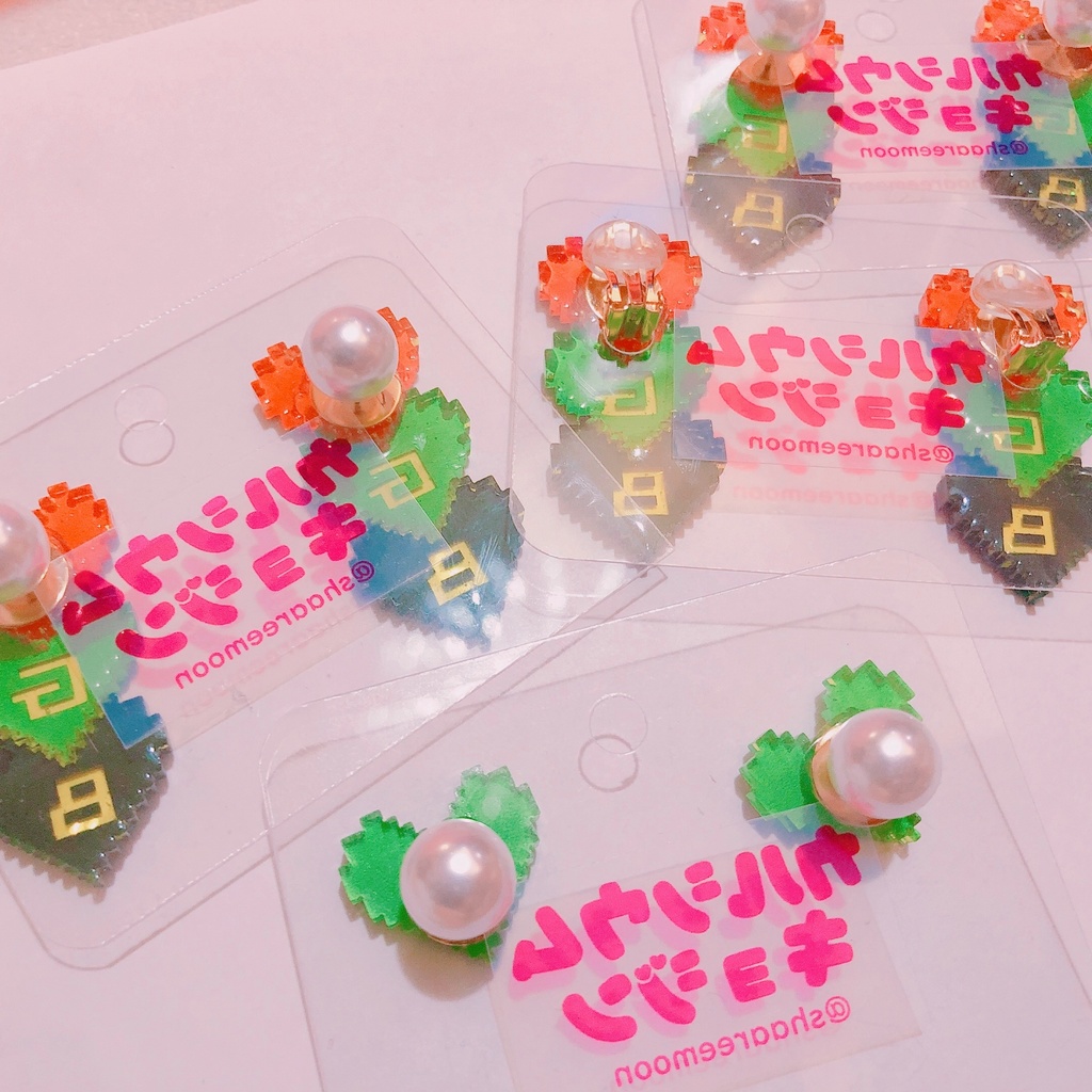 🎤RGB💗💚💙ピアス&イヤリング