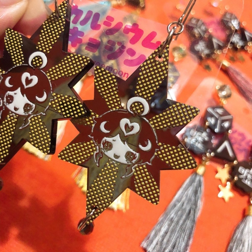 🎤🎃ハロウィン限定すぺしゃるダークVr,ピアス&イヤリング