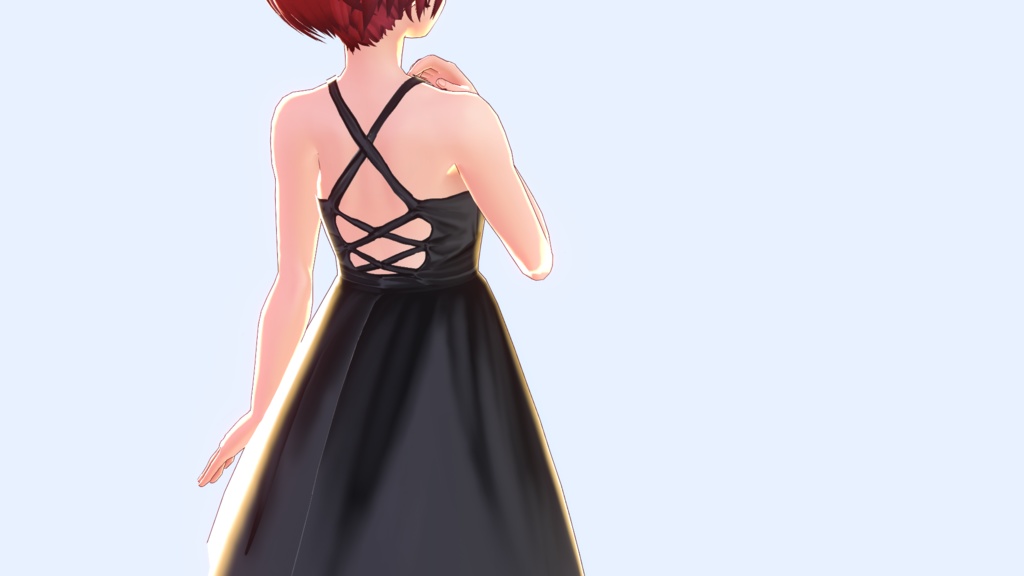 黒のワンピース