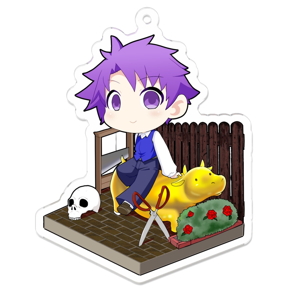 ヴィネット風アクキー・ディエゴ【ぴくこう】