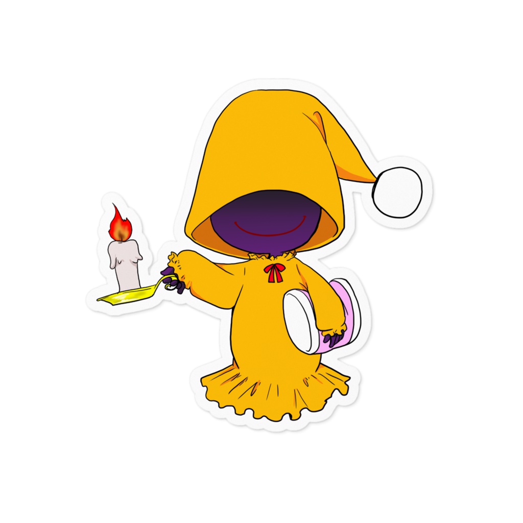 怪異シール　おやすみさん