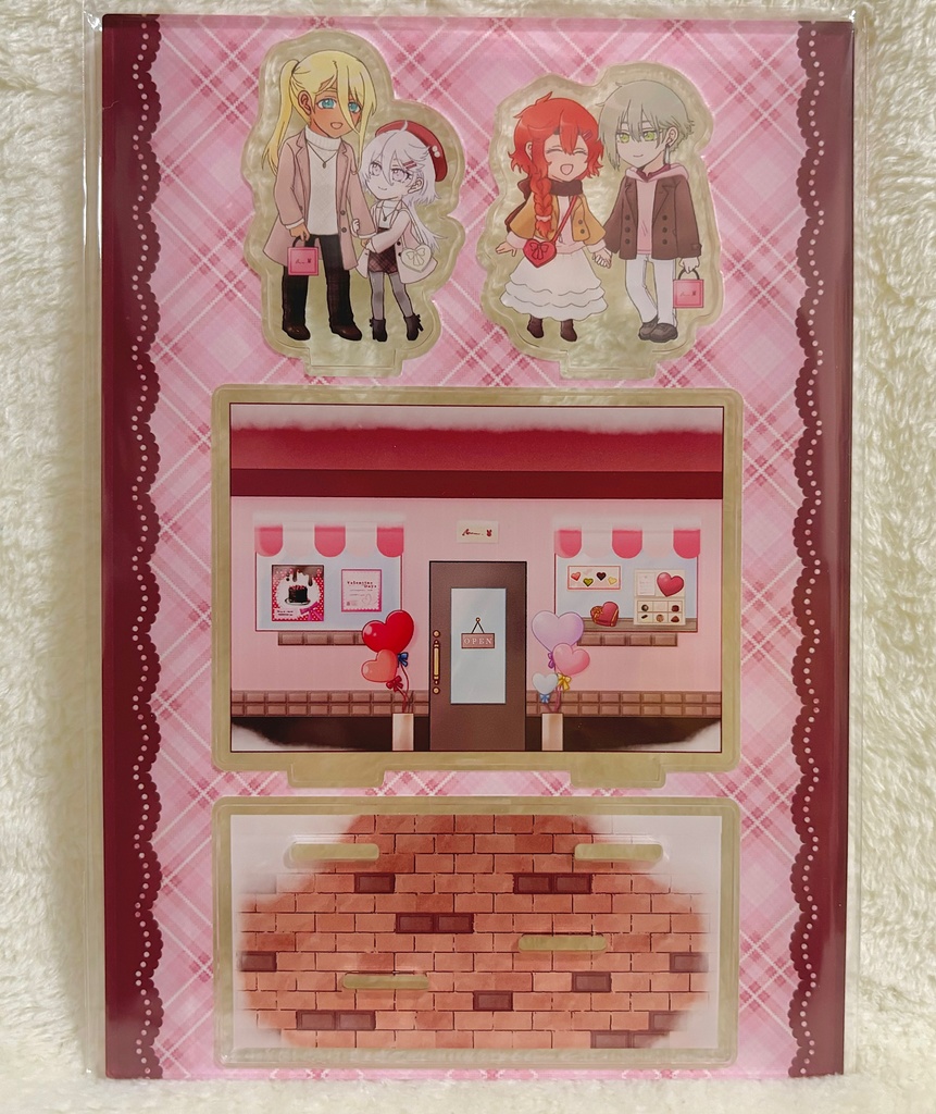 エスシャミバレンタインWデートアクリルスタンドセット