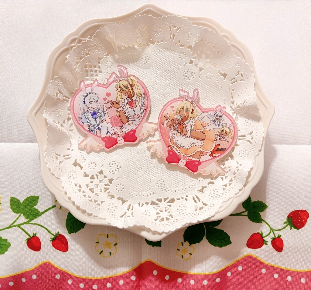 バニーメイドアクリルシール＋チェキ風カードセット